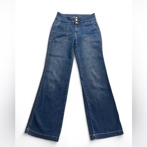 Classic Denim Wide Leg Jeans